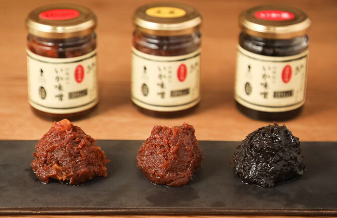 沖縄県糸満市・仙琉院本舗のせーいか佃煮3種（黒糖仕立て・無添加）